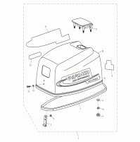 TOP COWLING ASSY 2 Strock For T8 T9.8